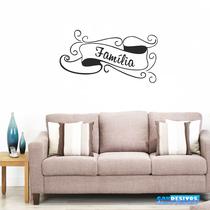 Adesivo Decorativo de Parede Palavra Família