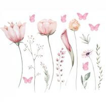 Adesivo Decorativo De Parede Recorte Flores Suspensas Jardim Adesivo Decorativo De Parede Recorte Flores Suspensas Jardim