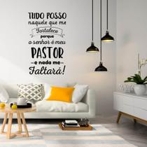 Adesivo Decorativo de Parede Salmo o Senhor é Meu Pastor