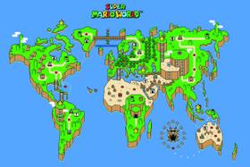 Adesivo Decorativo de Parede Super Mario World Adesivo Decorativo de Parede Super Mario World