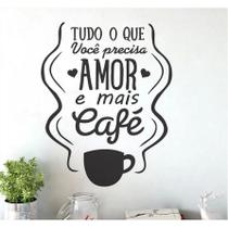 Adesivo Decorativo De Parede Você Precisa De Mais Amor Café Adesivo Decorativo De Parede Você Precisa De Mais Amor Café