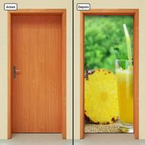 Adesivo Decorativo de Porta - Abacaxi - 1240cnpt