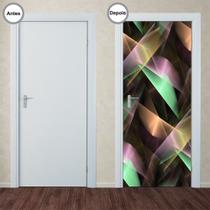 Adesivo Decorativo de Porta - Abstrato - 123pt