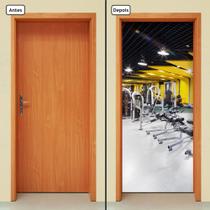 Adesivo Decorativo de Porta - Academia - Fitness - 1277cnpt Adesivo Decorativo de Porta - Academia - Fitness - 1277cnpt