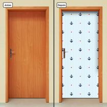 Adesivo Decorativo de Porta - Âncoras - Marítimo - 1494cnpt Adesivo Decorativo de Porta - Âncoras - Marítimo - 1494cnpt