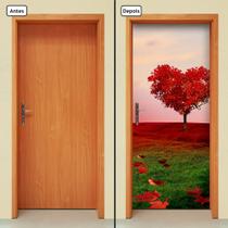 Adesivo Decorativo de Porta - Árvore - Natureza - 1238cnpt Adesivo Decorativo de Porta - Árvore - Natureza - 1238cnpt