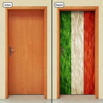 Adesivo Decorativo de Porta - Bandeira Itália - 194cnpt