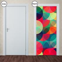 Adesivo Decorativo de Porta - Bolas - 333pt Adesivo Decorativo de Porta - Bolas - 333pt