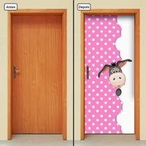 Adesivo Decorativo de Porta - Burrinho - Infantil - 2058cnpt