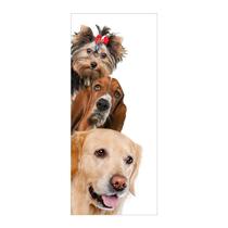 Adesivo Decorativo de Porta - Cachorros - Pet Shop - 2482cnpt