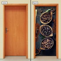 Adesivo Decorativo de Porta - Café - Coffee - 1218cnpt Adesivo Decorativo de Porta - Café - Coffee - 1218cnpt