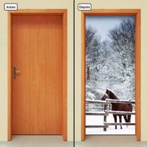 Adesivo Decorativo de Porta - Cavalo - 1139cnpt