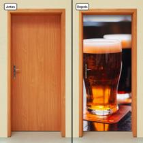 Adesivo Decorativo de Porta - Cerveja - 1258cnpt