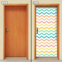 Adesivo Decorativo de Porta - Chevron - 912cnpt