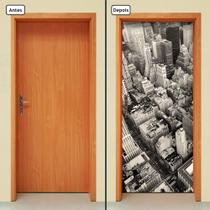Adesivo Decorativo de Porta - Cidade - Prédios - 1234cnpt Adesivo Decorativo de Porta - Cidade - Prédios - 1234cnpt