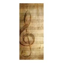Adesivo Decorativo de Porta - Clave de Sol - Música - 2497cnpt