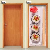 Adesivo Decorativo de Porta - Comida Japonesa - 851cnpt