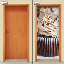Adesivo Decorativo de Porta - Cupcake - Doces - 1214cnpt Adesivo Decorativo de Porta - Cupcake - Doces - 1214cnpt