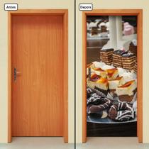 Adesivo Decorativo de Porta - Doces - 1212cnpt