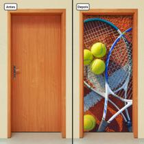 Adesivo Decorativo de Porta - Esportes - Tênis - 872cnpt
