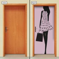 Adesivo Decorativo de Porta - Fashion - Moda - 547cnpt
