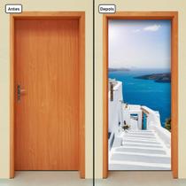 Adesivo Decorativo de Porta - Grécia - 123cnpt