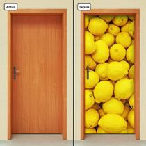 Adesivo Decorativo de Porta - Limão Siciliano - Frutas - 077cnpt - Allodi