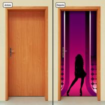 Adesivo Decorativo de Porta - Moda - Passarela - 887cnpt Adesivo Decorativo de Porta - Moda - Passarela - 887cnpt