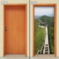 Adesivo Decorativo de Porta - Muralha da China - 209cnpt