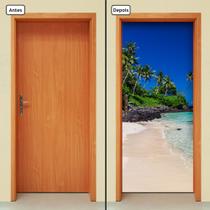 Adesivo Decorativo de Porta - Natureza - Praia - 1538cnpt