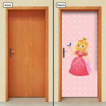 Adesivo Decorativo de Porta - Princesa - 183cnpt