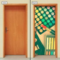 Adesivo Decorativo de Porta - Salão de Beleza - 1040cnpt