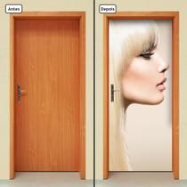 Adesivo Decorativo de Porta - Salão de Beleza - 1203cnpt Adesivo Decorativo de Porta - Salão de Beleza - 1203cnpt