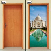 Adesivo Decorativo de Porta - Taj Mahal - Índia - 434cnpt - Allodi