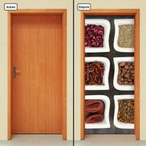 Adesivo Decorativo de Porta - Temperos - 1283cnpt