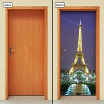 Adesivo Decorativo de Porta - Torre Eiffel - 398cnpt - Allodi