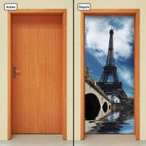 Adesivo Decorativo de Porta - Torre Eiffel - Paris - 082cnpt - Allodi