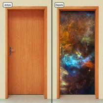 Adesivo Decorativo de Porta - Universo - 1227cnpt