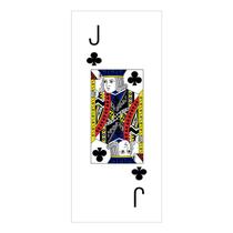 Adesivo Decorativo de Porta - Valete de Paus - 2662cnpt