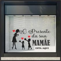 Adesivo decorativo em recorte para vitrine dia das mães 58x110m admaes12