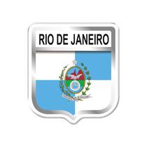Adesivo Decorativo em relevo fácil aplicação BRASÃO RIO DE JANEIRO