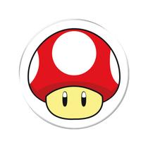 Adesivo Decorativo em relevo fácil aplicação COGUMELO MARIO BROSS Adesivo Decorativo em relevo fácil aplicação COGUMELO MARIO BROSS