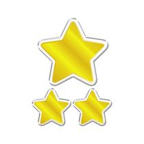 Adesivo Decorativo em relevo fácil aplicação ESTRELAS