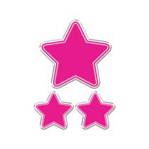 Adesivo Decorativo em relevo fácil aplicação ESTRELAS