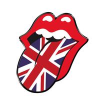 Adesivo Decorativo em relevo fácil aplicação Rolling Stones Lingua INGLATERRA