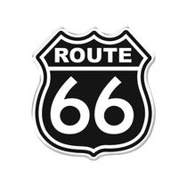 Adesivo Decorativo em relevo fácil aplicação ROUTE 66