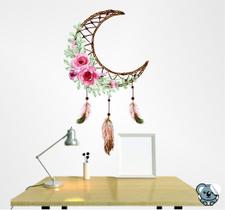 Adesivo Decorativo Filtro dos Sonhos Apanhador de sonhos Lua Adesivo Decorativo Filtro dos Sonhos Apanhador de sonhos Lua