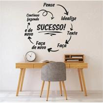 Adesivo decorativo - Frase sobre sucesso 50x50 cm