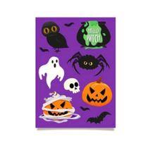 Adesivo Decorativo Halloween - Cromus - 22 unidades