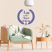 Adesivo Decorativo Lar e Amor Azul Adesivo Decorativo Lar e Amor Azul